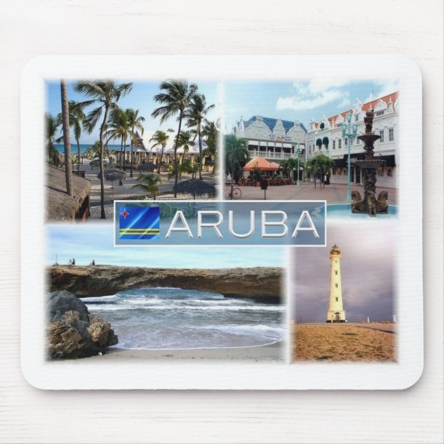 AW Aruba - Oranjestad - fyr - Musmatta (Framsidan)