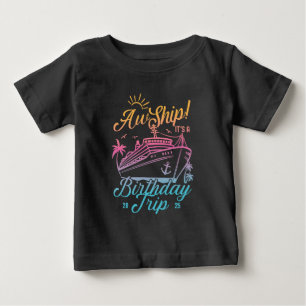 Aw Frakt Anpassningsbar Birthday Cruise Group Matc T Shirt