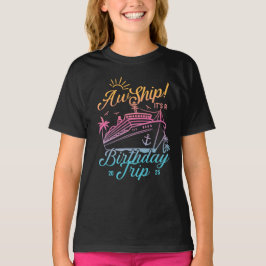Aw Frakt Anpassningsbar Birthday Cruise Group Matc T Shirt
