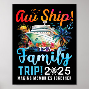 AW Frakt Det är en familje-Resa 2025-familjens mat Poster