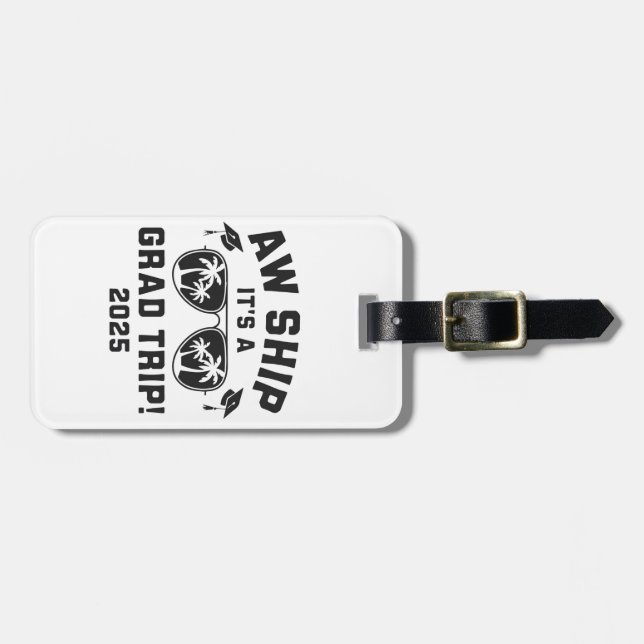 Aw Frakt Det är en Grad Resa 2025 Sommar-Resa matc Bagagebricka (Horisontell Framsida)