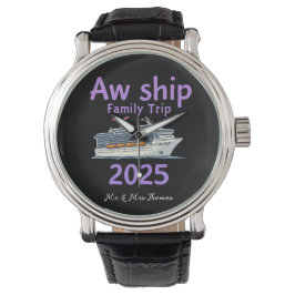 Aw Frakt Family Resa 2025 Ultimate Cruise Äventyr Armbandsur