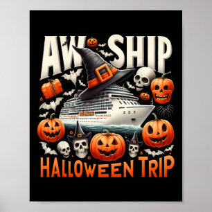 Aw Frakt Halloween Resa Happy halloween-deokapump Poster