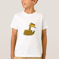 AW- Funny Rattlesnake Tecknad T-shirt