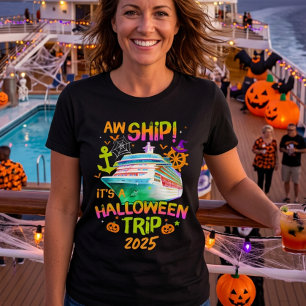 Aw Ship Halloween Kryssning T Shirt