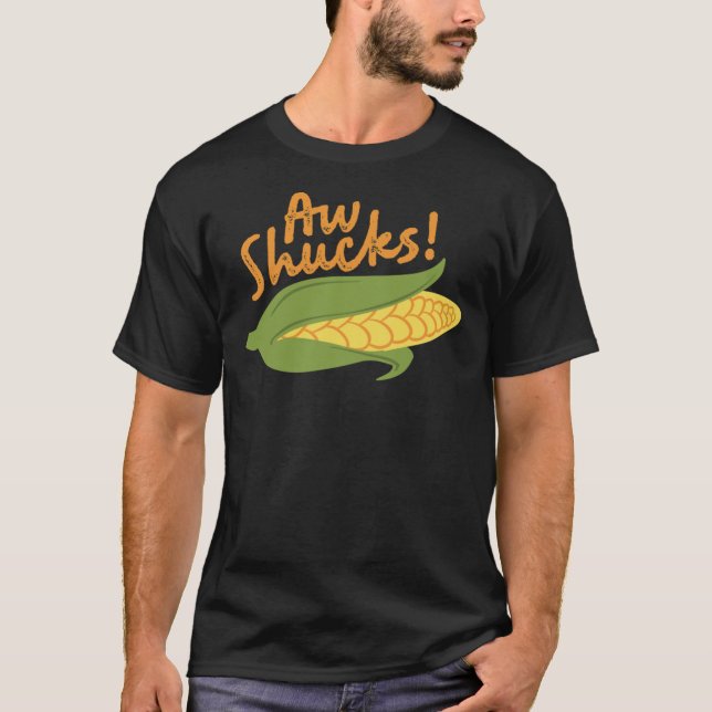 Aw Shucks Cute Maj Design Classic T-Shirt (Framsida)