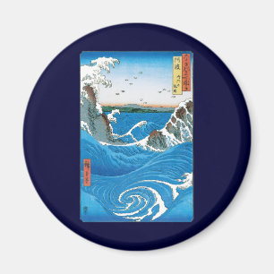 Awa Province, Naruto Whirlpools av Ando Hiroshige Magnet
