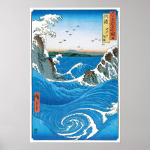 Awa Province, Naruto Whirlpools av Ando Hiroshige