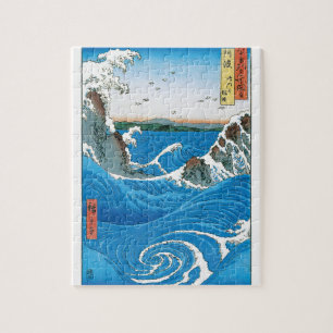 Awa Province, Naruto Whirlpools av Ando Hiroshige Pussel