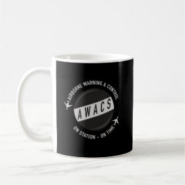 AWACS på station i rätt tid Kaffemugg