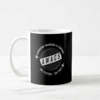 AWACS på station i rätt tid Kaffemugg