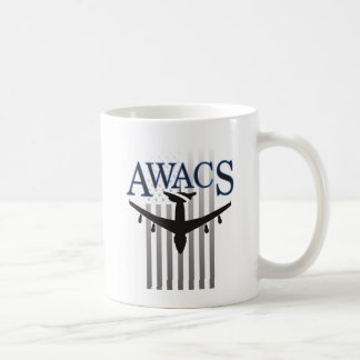 Awacs-vaktpost och US-flagga Kaffemugg