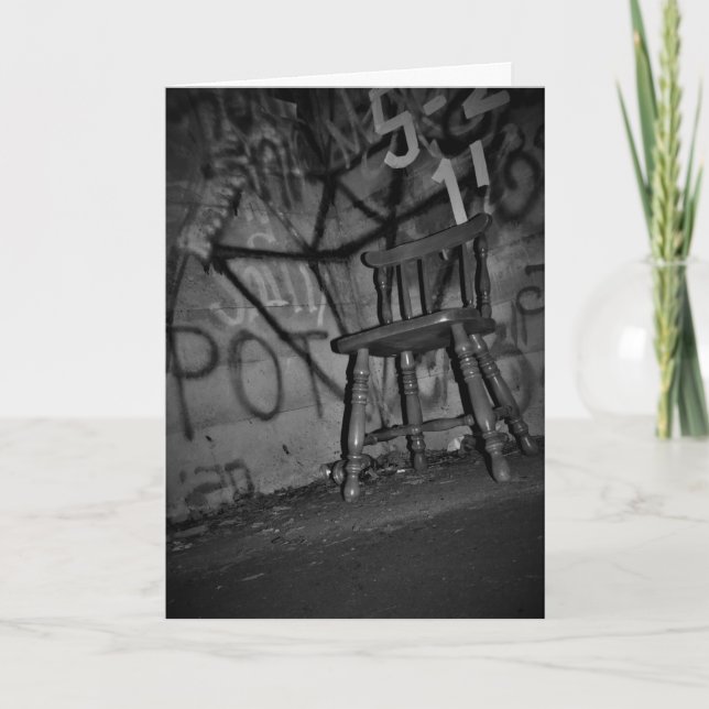 "Await Deliverance" Hallowe'en Card Kort (Framsida)