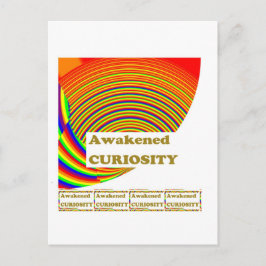 Awaked CURIOSITY : Unik ART in WISDOM Ord Vykort