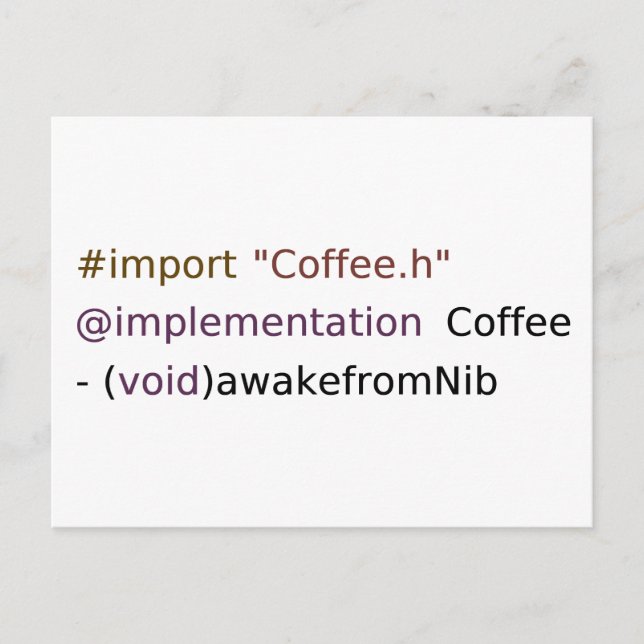 awakefromNib Vykort (Framsida)