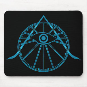 "Awaken" All-Seeing Öga & Helig Geometry Symbol Musmatta
