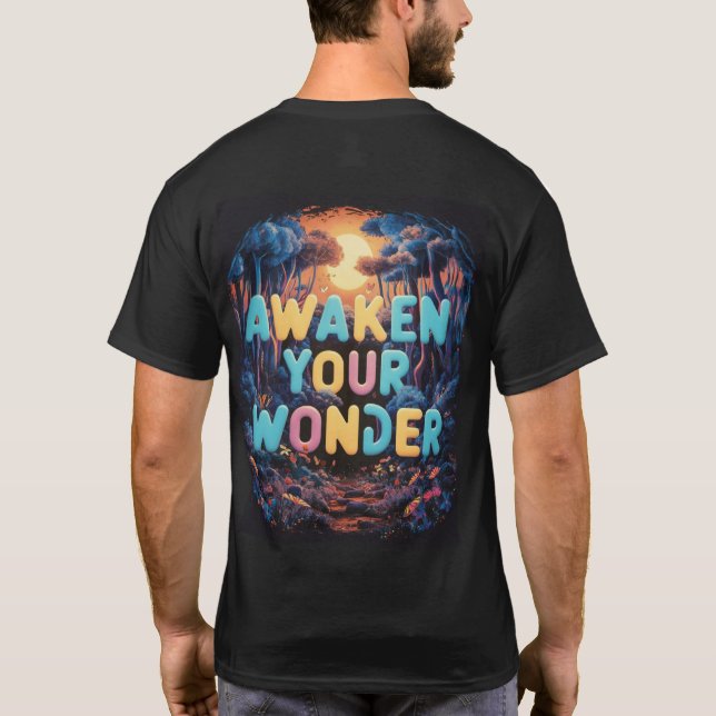 Awaken Din  - Äventyr-inspirerad T-Shirt De (Baksida)