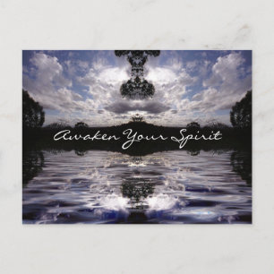 AWAKEN DIN SPIRIT-vykort Vykort