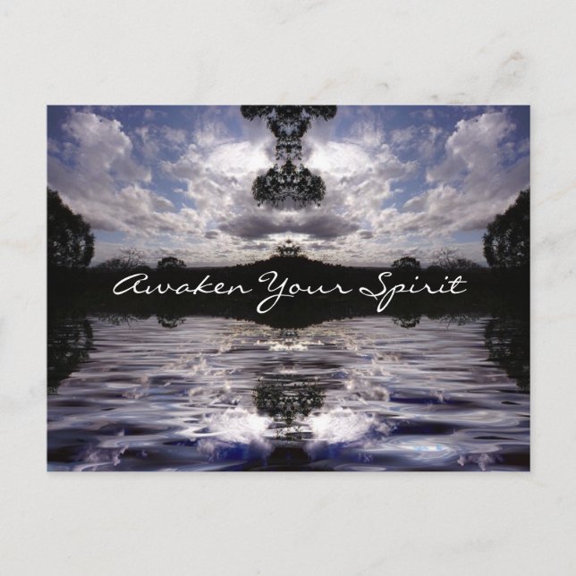 AWAKEN DIN SPIRIT-vykort Vykort (Framsida)