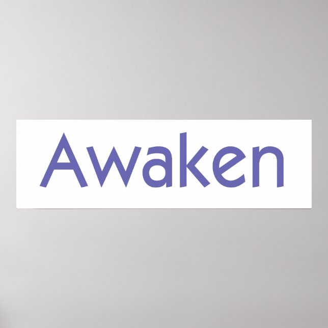 Awaken Print Poster (Framsidan)