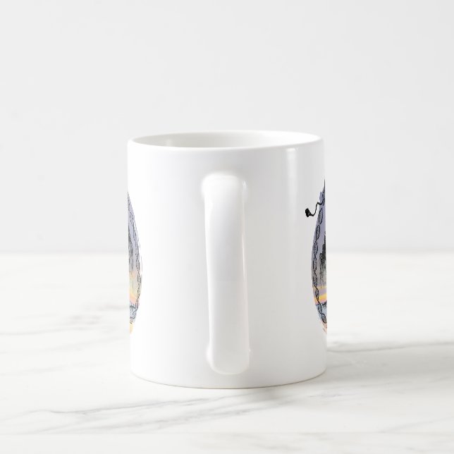 Awaken the Goddess Träd på Sunset Kaffemugg (Handtag)