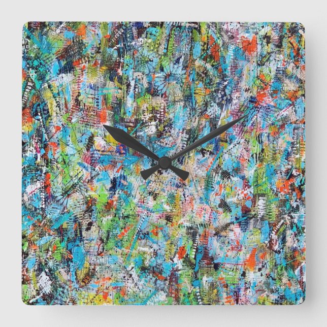 Awaken Wall Clock Fyrkantig Klocka (Framsida)