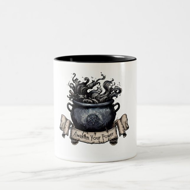 Awaken Your Power Cauldron Två-Tonad Mugg (Center)