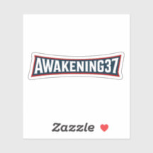 Awakening37 Klistermärke – Slå till märket. Förseg