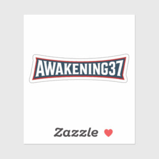 Awakening37 Klistermärke – Slå till märket. Förseg Klistermärken