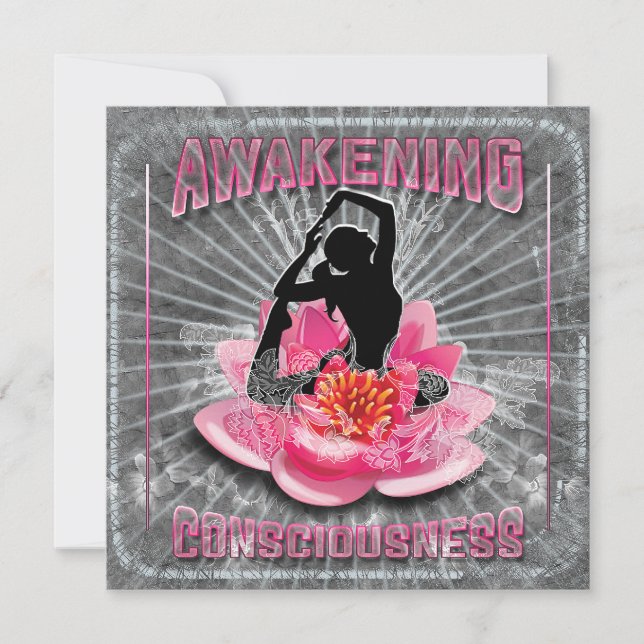 Awakening Card - hälsning, inbjudan (Framsida)