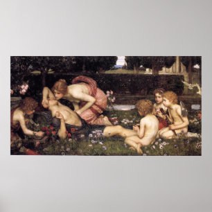 Awakening of Adonis, J W Waterhouse - 1899 Poster