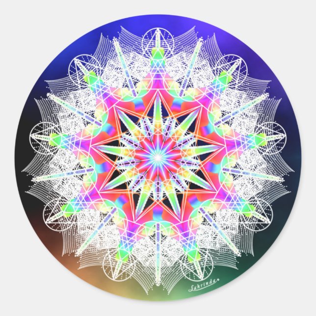 Awakening Runt Klistermärke (Framsida)