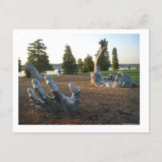 Awakening skulpture i Washington, D.C. Meddelande Vykort