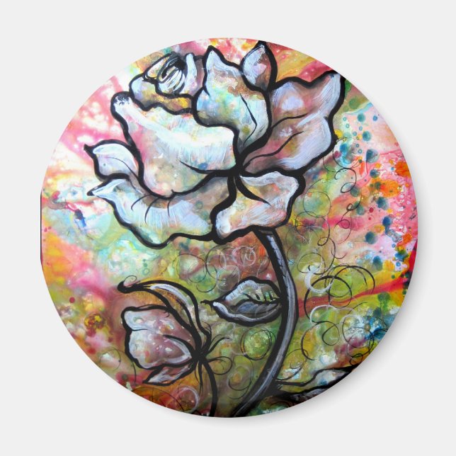 Awakening, teckning, av Shadia Zayed Magnet (Framsidan)