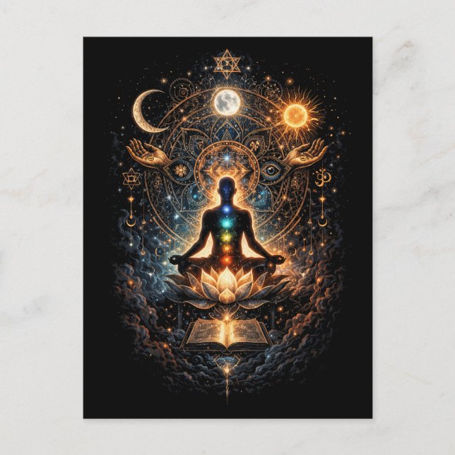 Awakening the Inner Cosmos Vykort (Framsida)