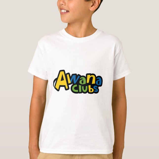 awana klubb officale tshirt t shirt (Framsida)