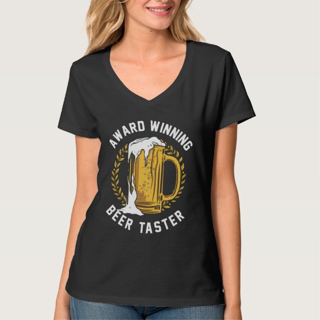 Award Winning Beer Taster T Shirt (Framsida)