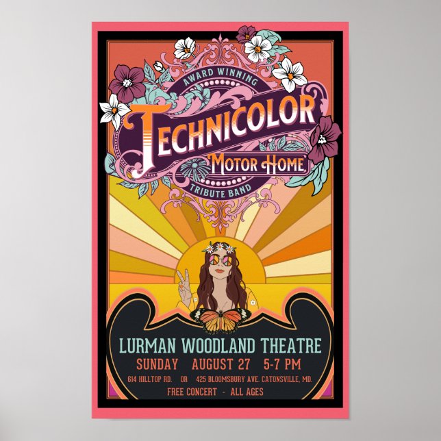 Award Winning Technicolor Lurman 2023 Poster (Framsidan)