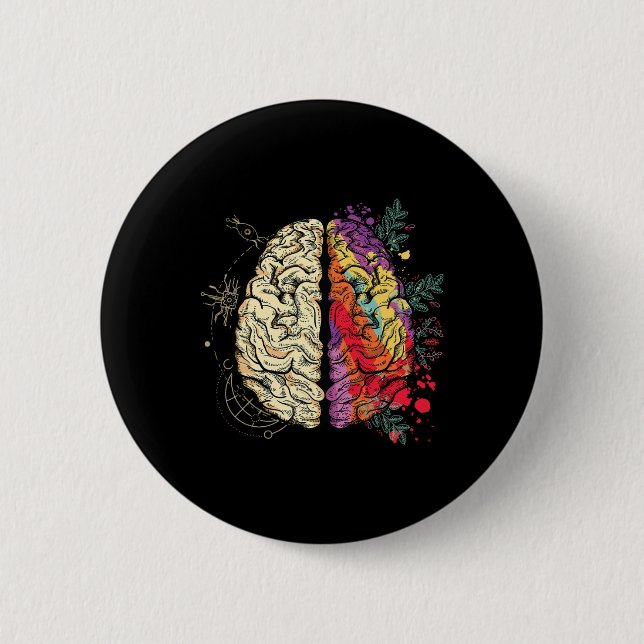 Awarenes Neurodiversity Brain Mental Health Autism Knapp (Framsida)