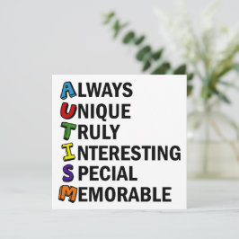 Awareness Acrostic Cute Rainbow Ord Dikt