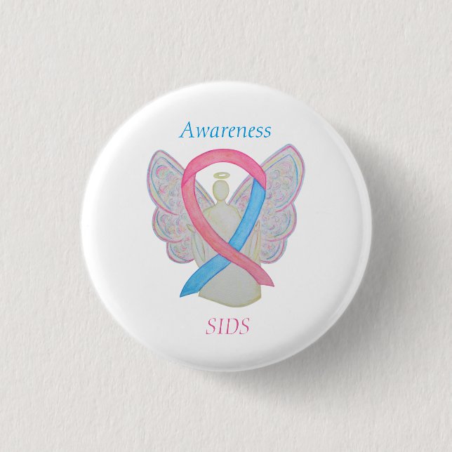 Awareness Angel Pin (SIDS) Knapp (Framsida)