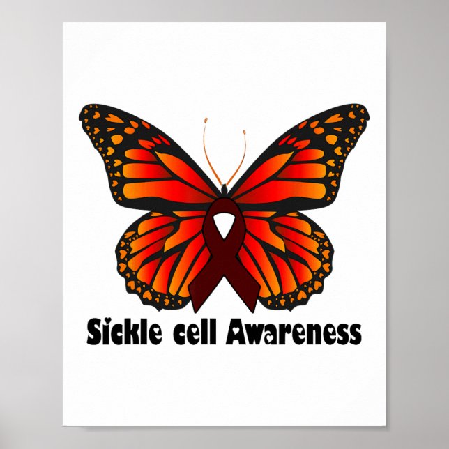 Awareness Ap för sickle Cell Cell-biljettförsäljni Poster (Framsidan)