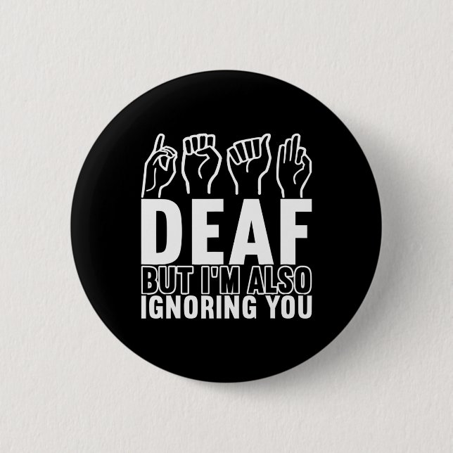 Awareness Asl Sign Language American Sign Language Knapp (Framsida)