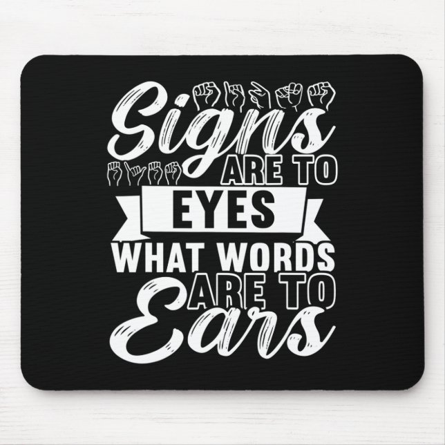 Awareness Asl Sign Language American Sign Language Musmatta (Framsidan)