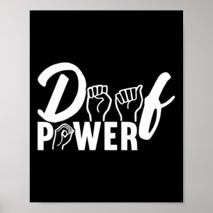 Awareness Asl Sign Language American Sign Language Poster