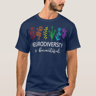 Awareness Awareness ADHD Flower Autism (IT-medvete T Shirt