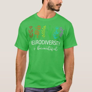 Awareness Awareness ADHD Flower Autism (IT-medvete T Shirt