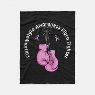 Awareness Boxing Glove Fibro fighter Fleecefilt