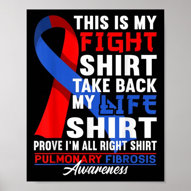 Awareness FiShirt I Pulmonary Embolism &amp; F Poster (Framsidan)