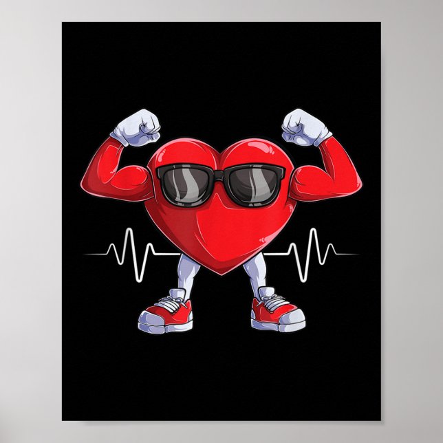 Awareness Heart Month Heart Poster (Framsidan)